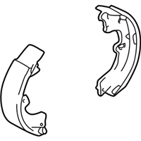 Toyota 04495-47010 Shoe Kit, Brake, Rear