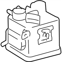 Toyota 77740-60390 Canister Assembly, Charcoal