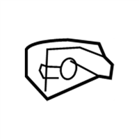 Genuine Toyota 69250-0T010-H1 Door Handle Cover Genuine Toyota 69250-0T010-H1 Door Handle Cover