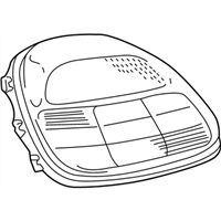 Toyota 81551-17150 Lens, Rear Combination Lamp
