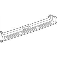 Toyota 52159-35040 Plate, Rear Bumper