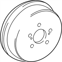 Toyota 42431-33111 Drum, Brake