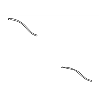 Toyota 69750-0C010 Cable Assembly, Front Door