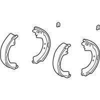 Toyota 04495-42030 Shoe Kit, Brake, Rear