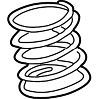 Toyota 48131-02D00 Spring, Coil, Front