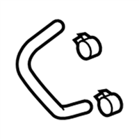 Toyota 44571-60020 Hose, Brake Actuator