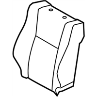 TOYOTA Genuine 71074-0C391-B2 Seat Back Cover TOYOTA Genuine 71074-0C391-B2 Seat Back Cover