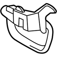 Toyota 76622-0C030 Mudguard, Front Body, Left