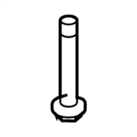 Toyota 51296-0C011 Bolt, Front Suspension