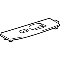 Toyota 74231-52230 Panel, Front Door Armrest Base