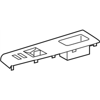 Toyota 74231-52670-C0 Panel, Front Door Armrest Base