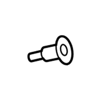 Toyota 52599-08010 Stopper, Rear Bumper