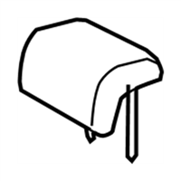 Toyota 71960-04060-B0 Headrest Assembly, Rear Seat
