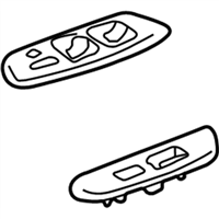Toyota 74231-42130-B1 Panel, Front Door Armrest Base