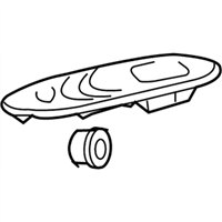 Toyota 74231-52420-B0 Panel, Front Door Armrest Base