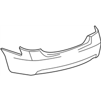 Toyota 52159-33918 Cover, Rear Bumper L/P