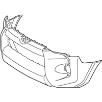 Toyota 52119-35912 Cover, Front Bumper L/P