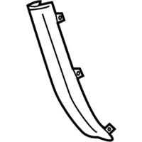 Toyota 52752-0R901 Moulding, Rear Bumper