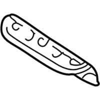 Genuine Toyota 53851-02010 Wheel Opening Pad Genuine Toyota 53851-02010 Wheel Opening Pad