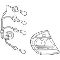 Toyota 81550-06210 Lamp Assembly, Rear Combination