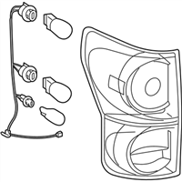 Toyota 81550-0C090 Lamp Assembly, Rear Combination