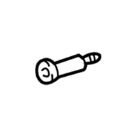 Toyota 13556-62010 Shaft, Timing Belt Idler