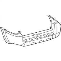 Toyota 52159-35200 Cover, Rear Bumper
