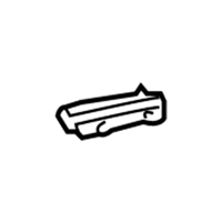 Toyota 68173-08020 Weatherstrip, Rear Door