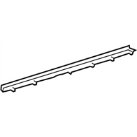Toyota 68173-08010 Weatherstrip, Rear Door
