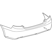 Toyota 52159-06989 Cover, Rear Bumper L/C