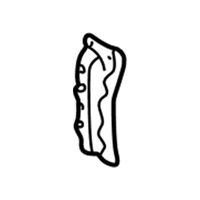 Toyota 53284-35020 Reinforcement, Front Bo