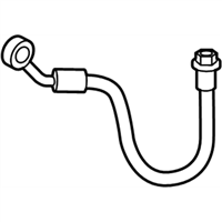 Toyota 90947-02F51 Hose, Flexible