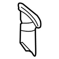Toyota 86392-0C040 Ornament, Antenna