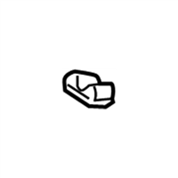 Toyota 69749-12030 Clamp, Door Lock Lin