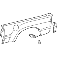Toyota 65500-04901 Panel Assembly, Rear Body