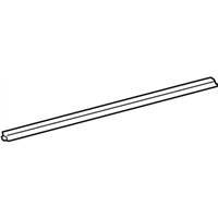 Toyota 68173-0E040 Weatherstrip, Rear Door