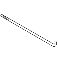 Toyota 74451-04040 Bolt, Battery Clamp
