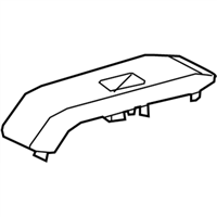 Toyota 74272-04010-B0 Panel, Rear Door Armrest Base