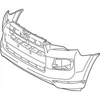 Toyota 52119-35913 Cover, Front Bumper L/P