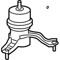 Toyota 12362-0P010 Insulator, Engine Mounting