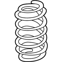 Toyota 48231-52040 Spring, Coil, Rear