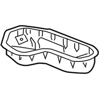 Toyota 12102-0P020 Pan Sub-Assembly, Oil, NO.2
