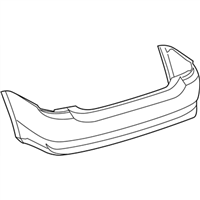 Toyota 52159-47903 Cover, Rear Bumper L/Co