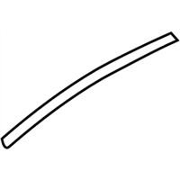 Toyota 75551-0R010 Moulding, Roof Drip