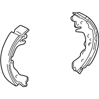 Toyota 04495-52010 Shoe Kit, Brake, Rear