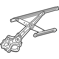 Toyota 69802-52070 Regulator Sub-Assembly