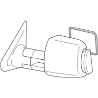 Toyota 87910-0C221 Mirror Assembly, Outer Rear View