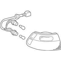 Toyota 81550-08010 Lamp Assembly, Rear Combination