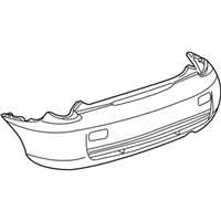 Toyota 52159-20942 Cover Rear Bumper L/Co