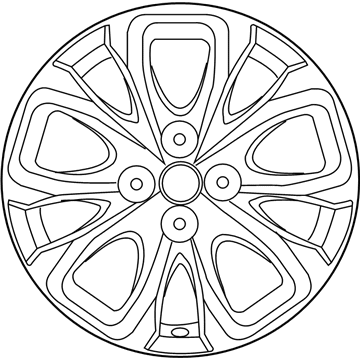 Toyota 42611-WB002 Wheel, Alloy